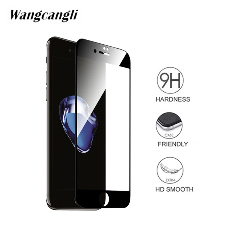 4D изогнутый дугой Edge полное покрытие закаленное стекло для iPhone 7 7S 6 6S 6Plus HD Защита