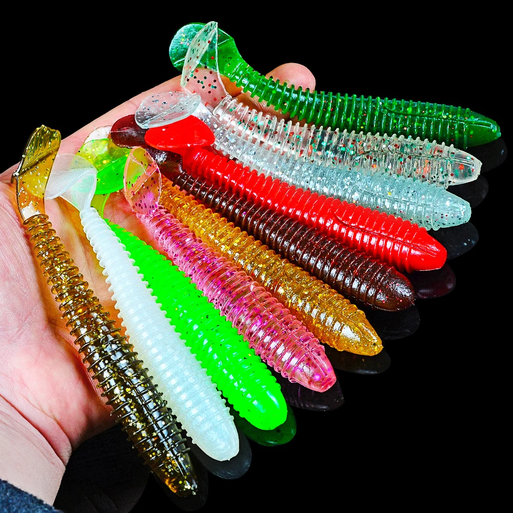 Comdaba 10 шт./лот искусственные рыбки мягкие приманки 12 5 см 4 92 дюйма искусственная
