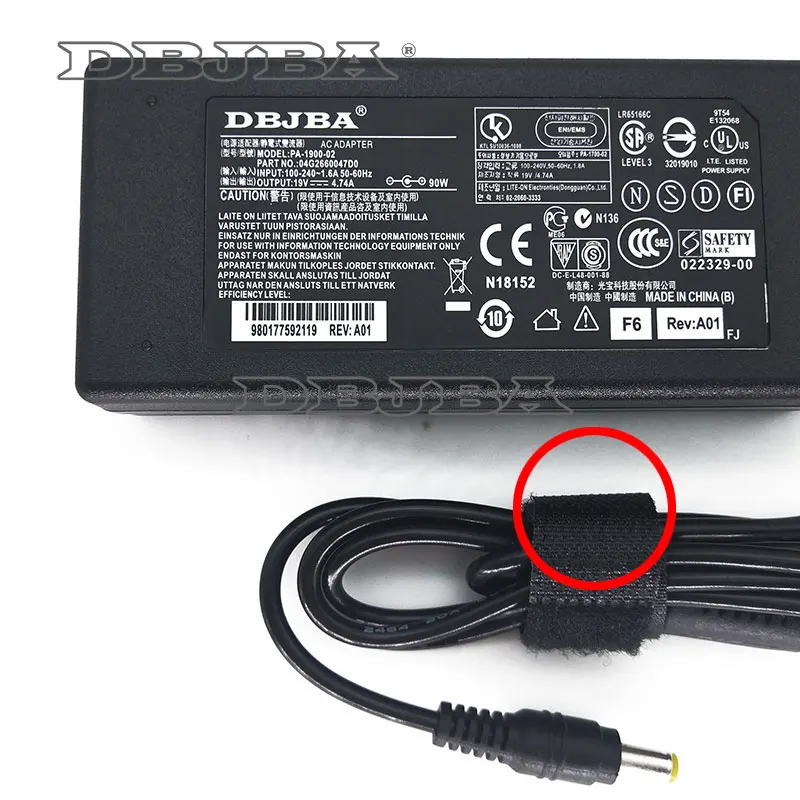 19V 4.74A 90W Ноутбук ac питания зарядное устройство адаптер для Acer Aspire 7750 7750G 7750Z 7750ZG 7751