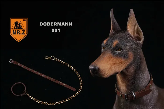 DB001 1/6 Коллекционная Фигурка солдата, аксессуары для сцены Mr. Z Real Animal 10th DB001-DB003, немецкая статуя добермана, модель 12 дюймов - Цвет: DB001