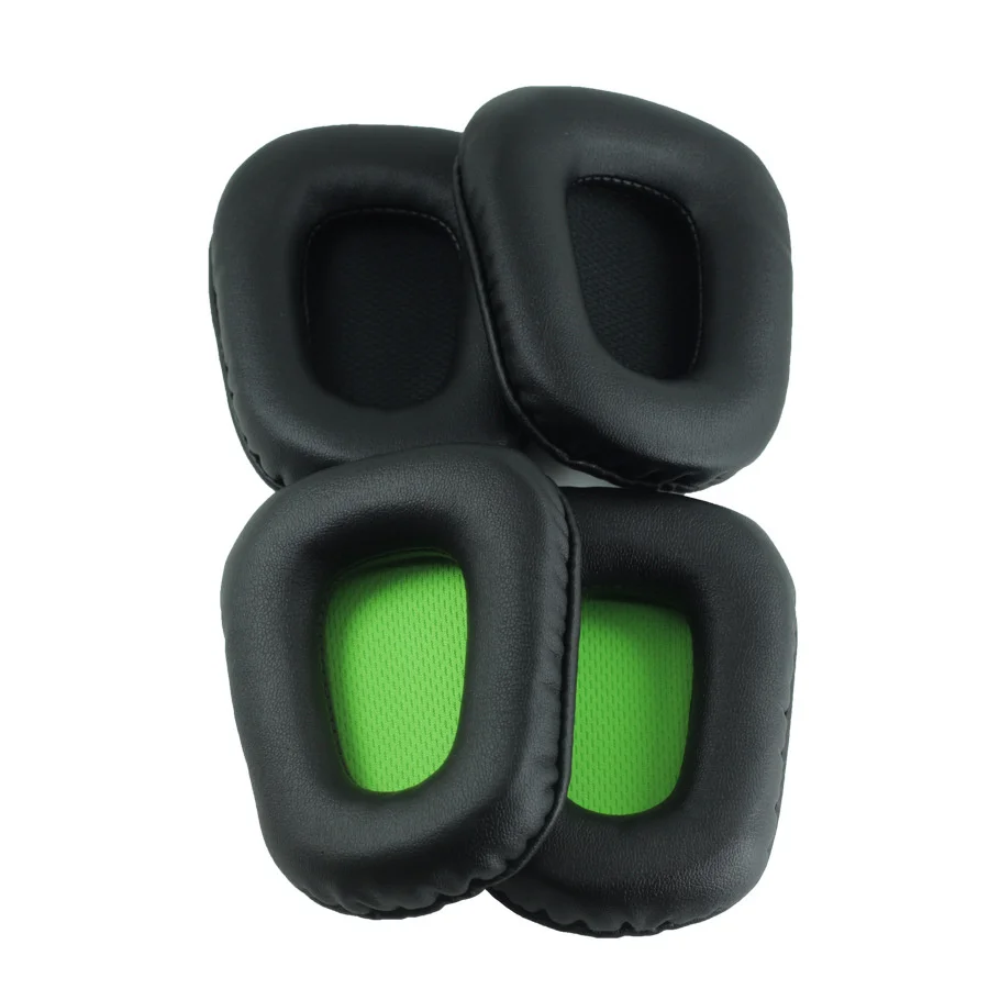 

1 Pair Foam Ear Pads Cushions for Razer Electra Headphones High Quality Black Green 12.19