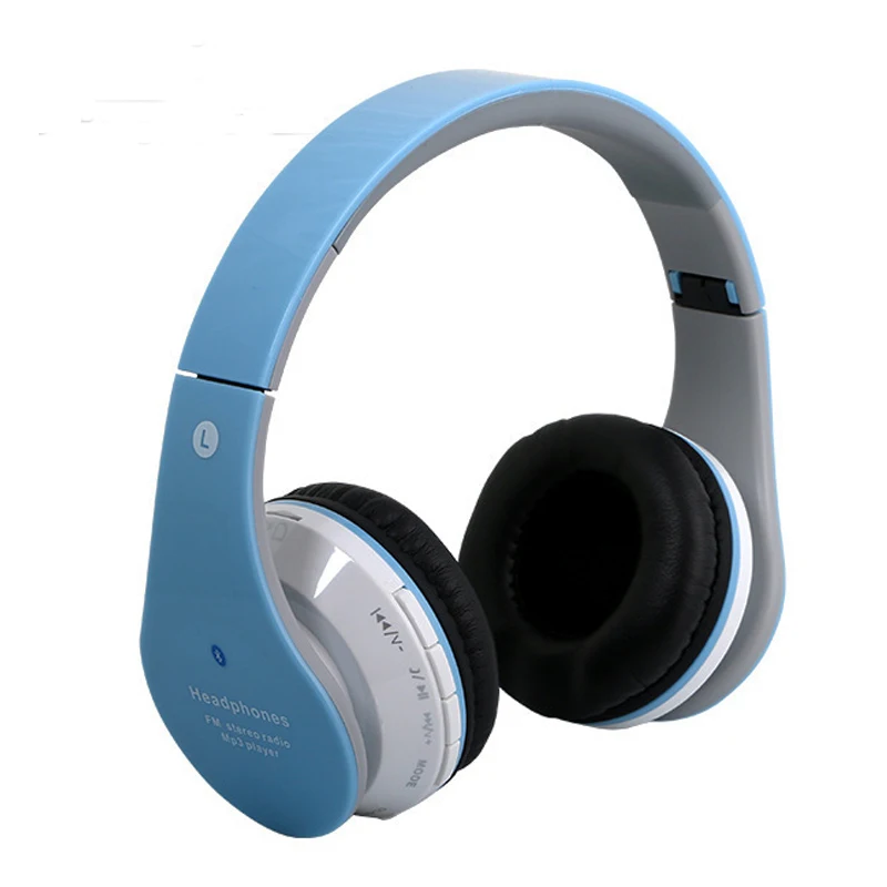 Bluetooth Беспроводной наушники Поддержка TF карты FM Радио Handfree HiFi телефон С