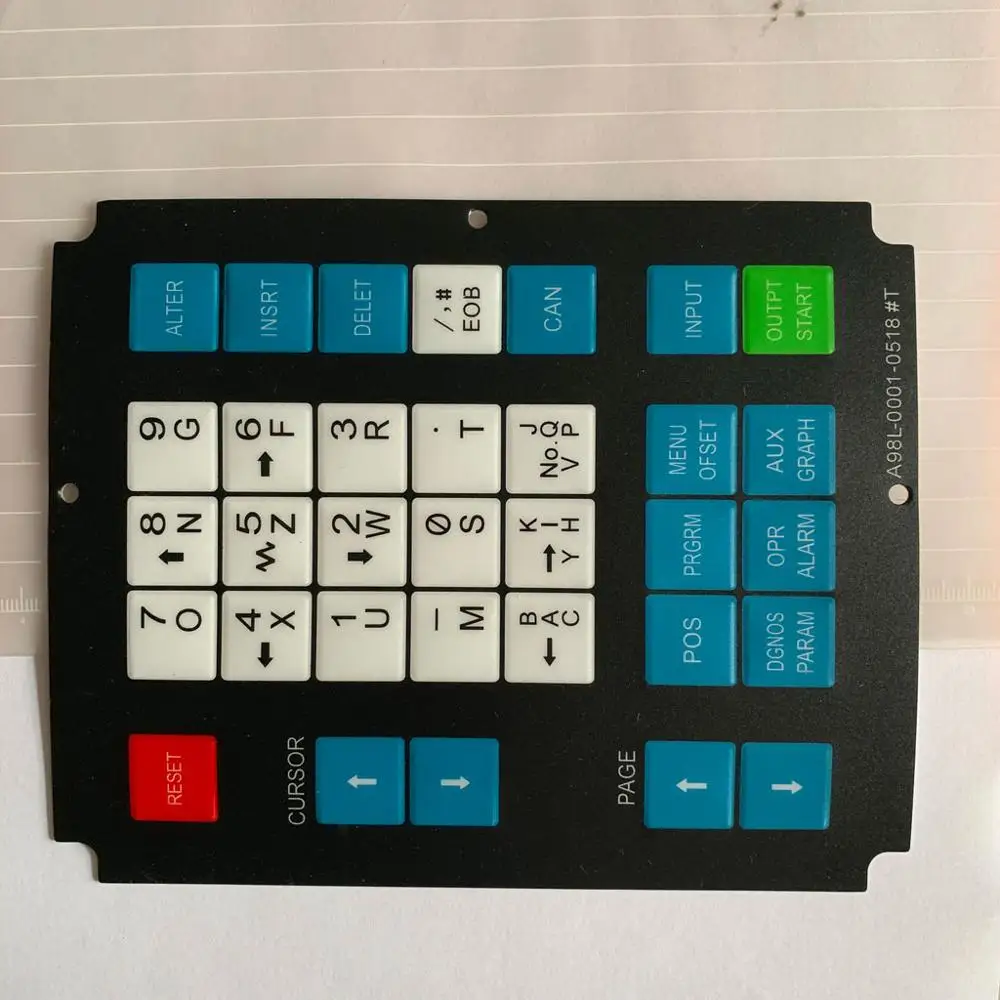A98L 0001 0518 # T/A98L M 02 CNC HMI мембраны кнопки для клавиатуры оператор Панель|buttons buttons|button