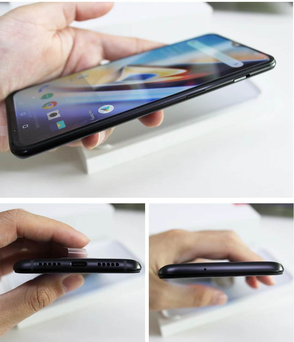 Мобильный телефон с глобальной ПЗУ Oneplus 6 T 6 T 6 ГБ/8 ГБ 128 ГБ восьмиядерным процессором Snapdragon 845 6,41 дюйма на весь экран 19,5: 9 20MP с двойной камерой
