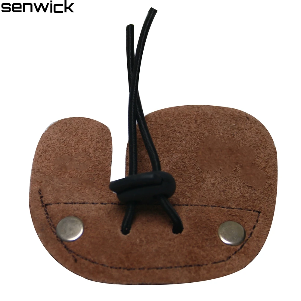 2017 Новый Натуральная Кожа Двойной Слой Кожи Коровы Стрельба Из Лука Пальцев