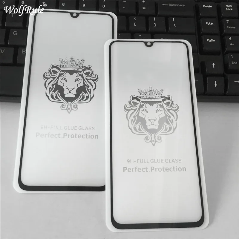 Полное клеевое покрытие закаленное стекло для Samsung Galaxy A70 Защитное экрана полное