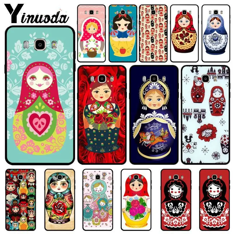 Yinuoda милый чехол для телефона с изображением русских кукол Матрешка Samsung Galaxy j6plus j7