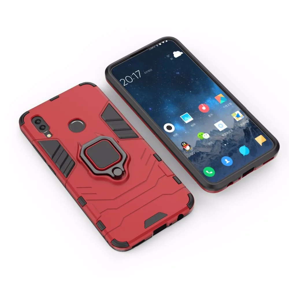 Чехол для Huawei P Smart 2019 Автомобильный кронштейн кольцо магнитный ударопрочный
