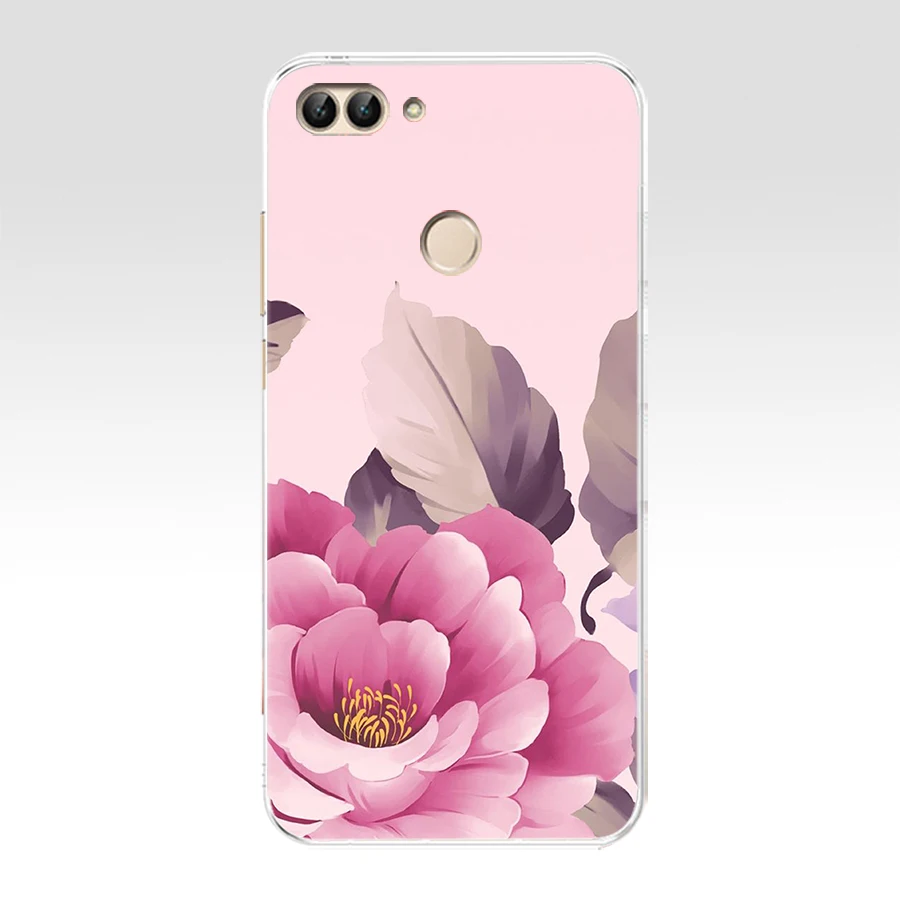 K huawei P Smart чехол TPU Мягкий силиконовый прозрачный чехол для телефона huawei P Smart Cover FIG-LX1 Enjoy 7S Чехол - Цвет: 10