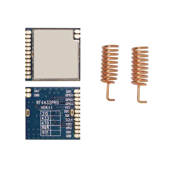 4pcs/lot RF4432PRO - high performance low power 868MHz | 915mhz 1km FSK / GFSK SPI port Wireless RF Transmitter Receiver Module