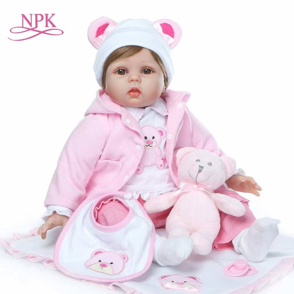 NPK 55 см новый дизайн детские игрушки куклы Новорожденные младенцы мягкая