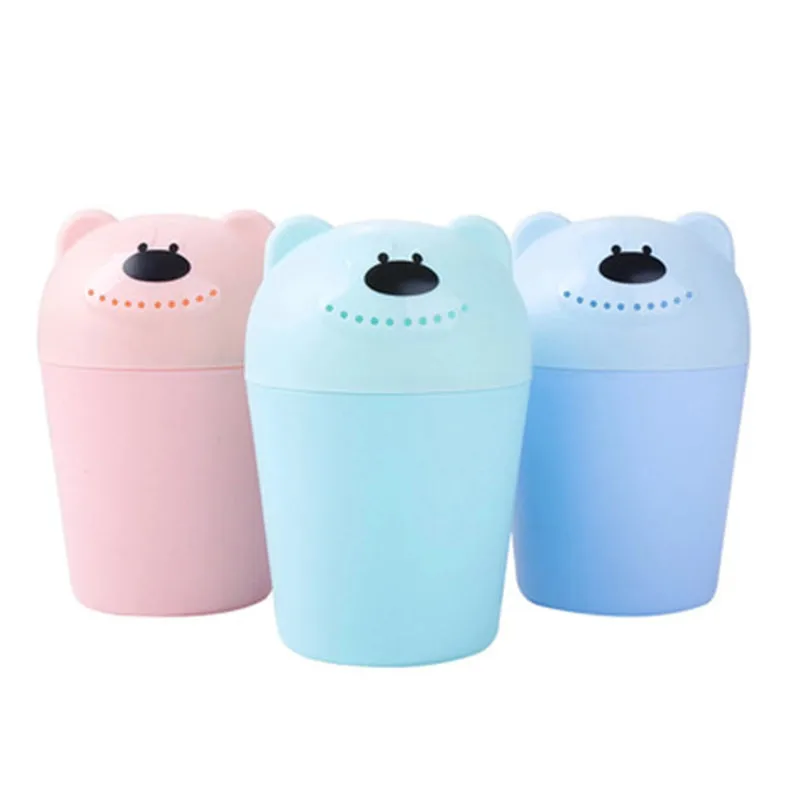 3 вида цветов детская чашка для купания с изображением медведя из мультфильма