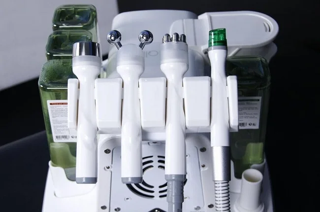 2020 4 in 1 Korean model hydar facial hydra dermabrasion RF bio microcurrent sixpolar New spa machine CE |