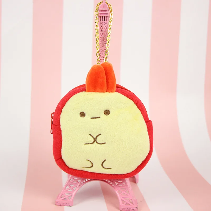 IVYYE Sumikko gurashi плюшевый кошелек мягкая кукольная сумка милый мультфильм пушистые сумки мягкий мини-мешок для игрушек малыш девочка подарок на день рождения Новинка