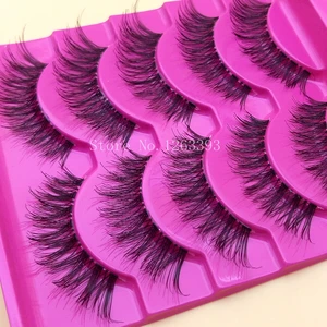 Стебли хлопковые YOKPN ручной работы прозрачные накладные ресницы толстые накладные ресницы естественно Длинные крылатые инструмент для макияжа ресницы