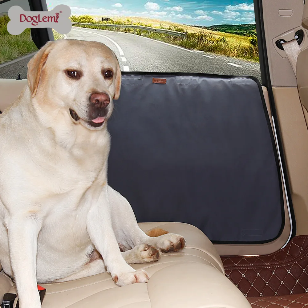 DogLemi 2 шт Pet Dog Крышка для двери автомобиля протектор Водонепроницаемый 600D ткань Оксфорд защита коврики Нескользящая Защита от царапин для домашних животных собак