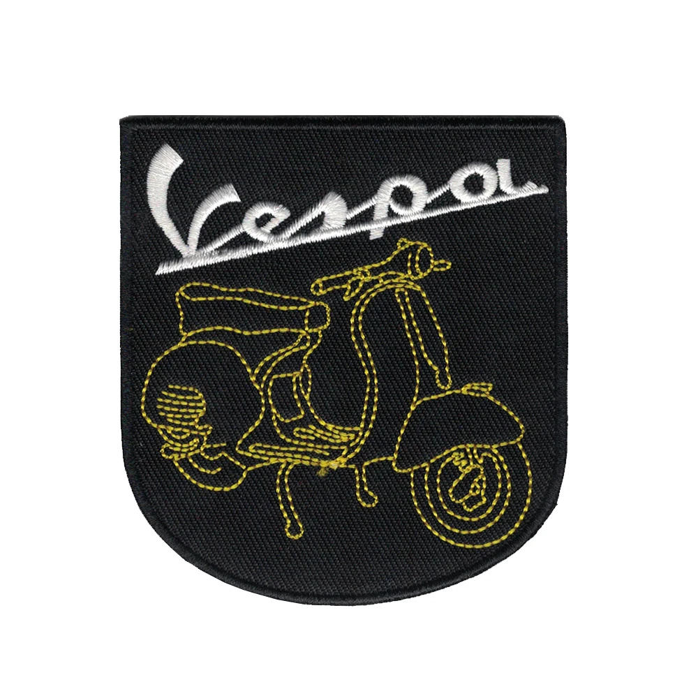 Нашивки с вышитой аппликацией Toppa Vespa утюжок для одежды|Заплатки| |