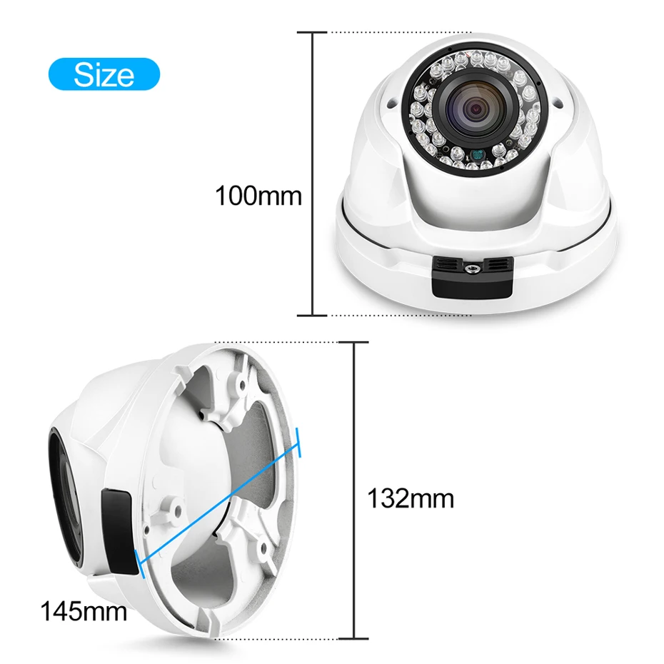 Techege H.265 8CH POE NVR Kit 4MP купольная IP Камера Крытый 2560*1440 ИК Ночное видение Обнаружение