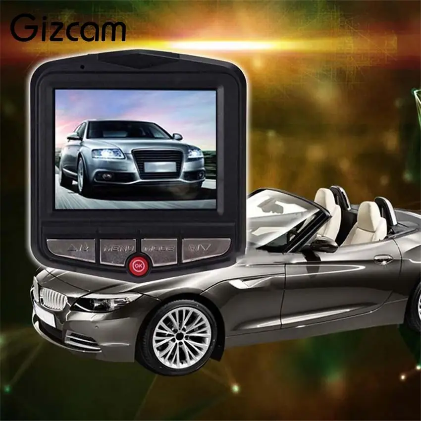 Gizcam Full HD 1080P 30fps видеокамера 2 4 &quotLCD Автомобильный видеорегистратор Dashcam g сенсор IR