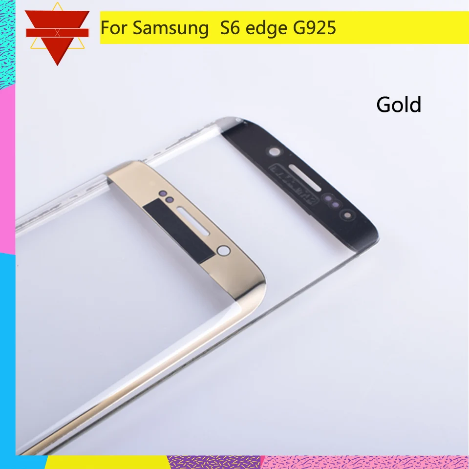 Для Samsung Galaxy S6 edge G925 SM G925V G925P G925F G9250 сенсорный экран передняя стеклянная панель