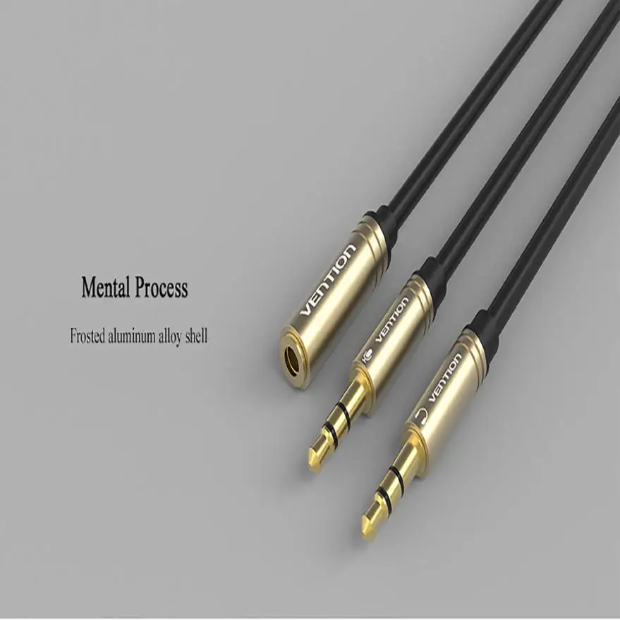 Мужские наушники Vention Venice 3 5 мм Mic Audio Cable2 кабель для наушников Z1026 Прямая поставка |