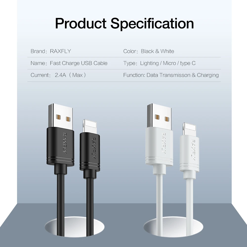 RAXFLY Micro USB кабель для samsung S3 S4 S5 S6 ПВХ Быстрая зарядка для Xiaomi Redmi Note 4X зарядки провод синхронизации данных USB кабель micro usb кабель юсб кабель для зарядки