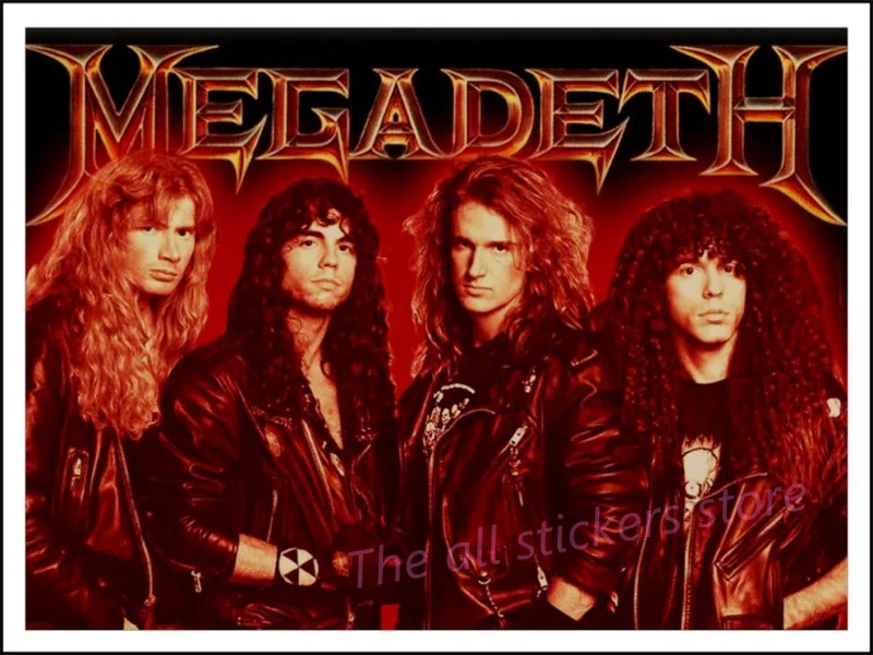 Megadeth плакат. Рок-арт постер ретро ностальгия крафт-бумага декоративная живопись постер стикер стены/6045