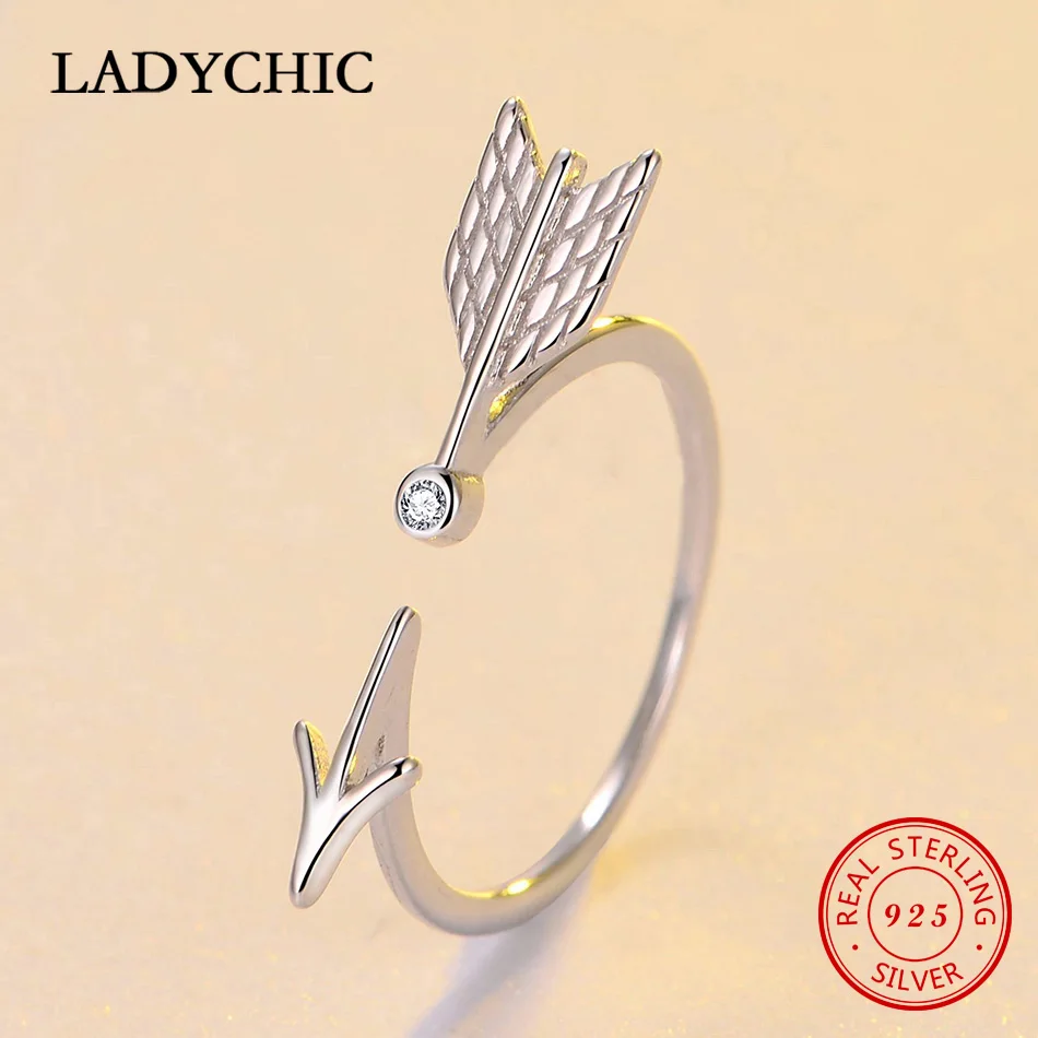 Женское Открытое кольцо LADYCHIC оригинальное регулируемое для влюбленных лучшее