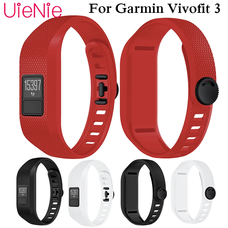Официальный силиконовый браслет ремешок для часов Garmin Vivofit 3 силиконовые сменные