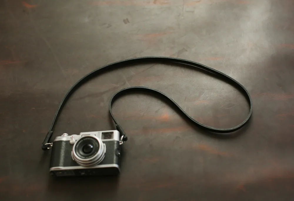 Крутая черная верхняя 8 мм утолщенная камера ручной работы|Ремни для камер| |