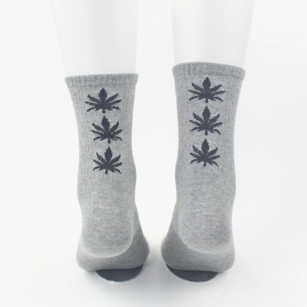 Женские Мужские забавные носки до лодыжки конопляные Meias длинные Happy Maple Leaf Sokken хлопок трава травы calcetines skarpetki meias WZXW005