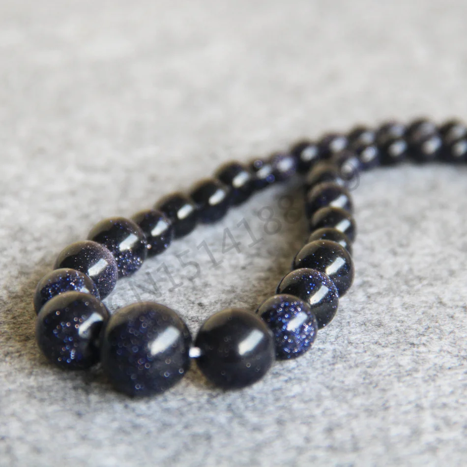 Трендовые темно синие камни камень в виде звезд песчаник золото 18 дюймов женские