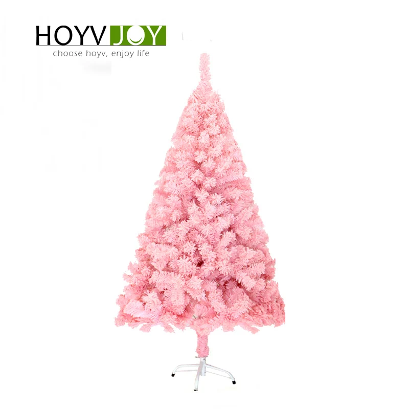 HOYVJOY 180 см, розовая Рождественская елка, мини елочные новогодние украшения, светодиодный светильник и маленькие украшения, опт, на заказ