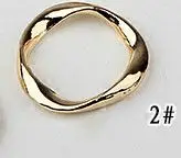 2 DIY ювелирные изделия из грубого сплава, аксессуары, руководство, корейское издание, круговой полюс, серьги, клипсы, серьги, Ушная нить, ювелирный материал - Цвет: 2