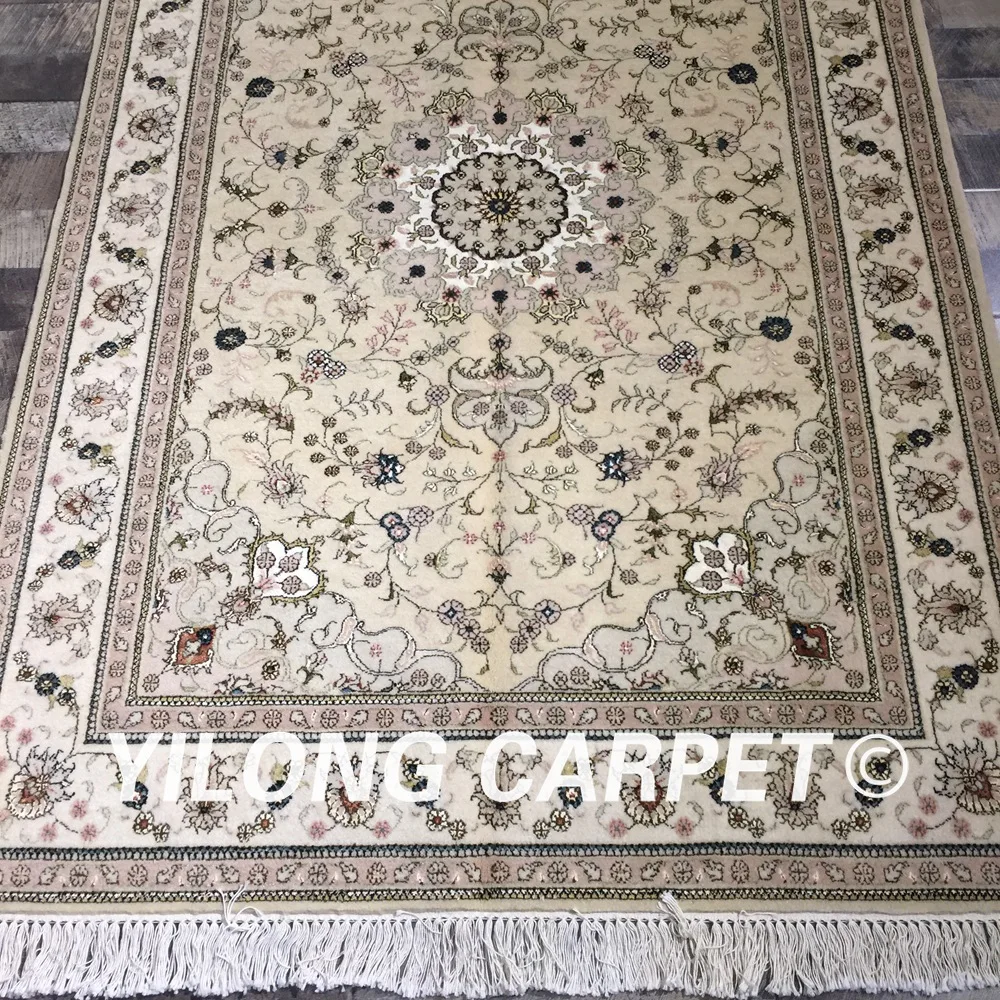Yilong 4 'x 6' Китайский шерстяной шелковый ковер ручной работы в персидском стиле