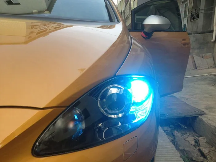 2x1156 P21W светодиодный Сменные лампы для Seat LEON Alhambra Leon Cupra дневных ходовых огней DRL |