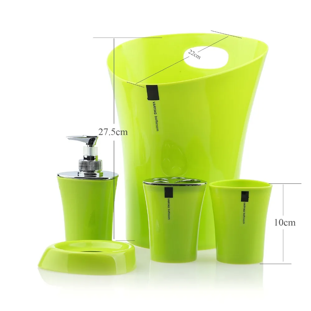 Набор мелтсет 5 шт набор для ванной дозатор мыла + мыльница держатель зубной щетки