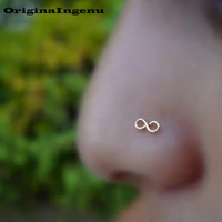 925 silver nose ring piercing jewelry gold filled ring handmade punk tiny stud jewelry real piercing nose ring for women
