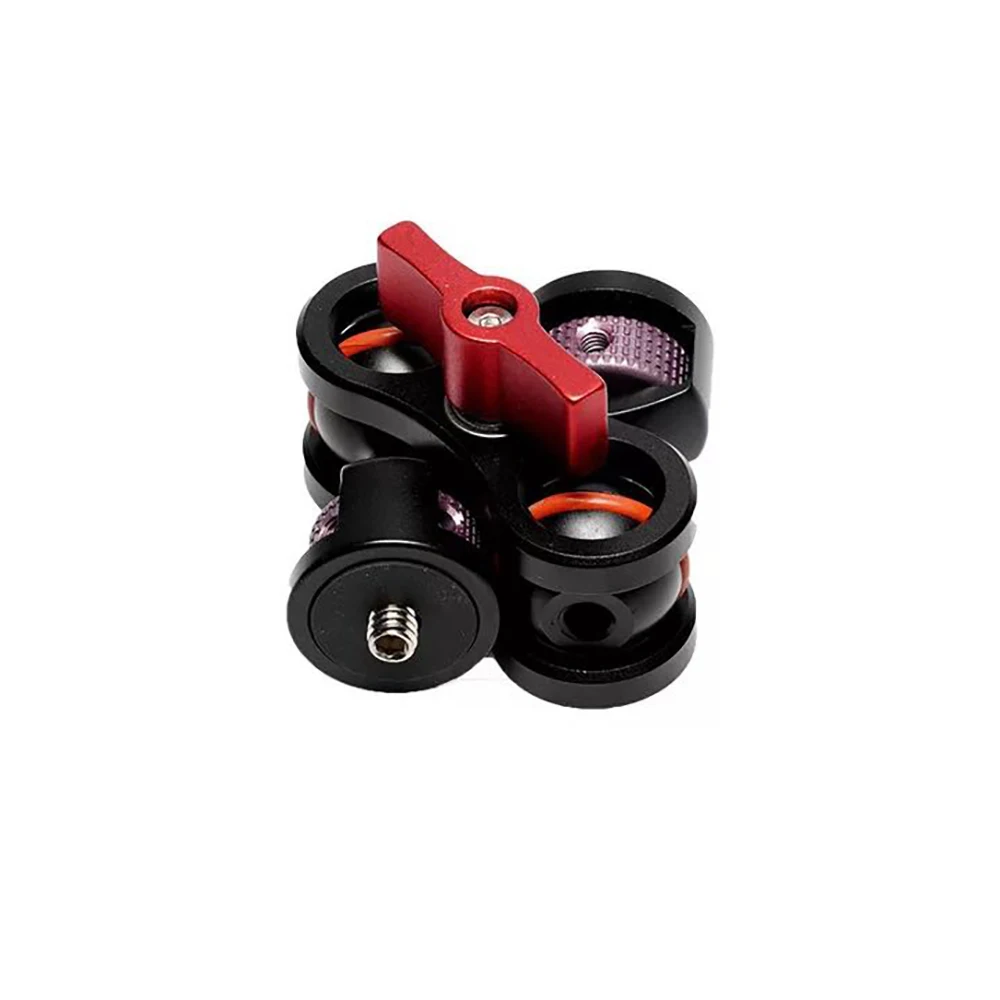 Быстроразъемный шарнирный адаптер с двойными шариковыми головками 1/4 &quot