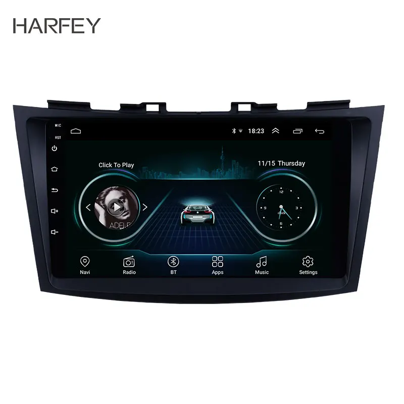 Harfey Android 8 1 авто радио для SUZUKI SWIFT 2011-2013 9 &quotGPS навигация аудио поддержка OBD2 DVR Bluetooth