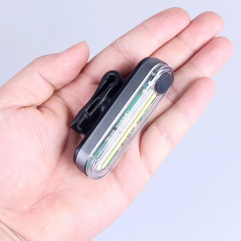 USB Перезаряжаемые светодиодный задний фонарь для велосипеда с возможностью