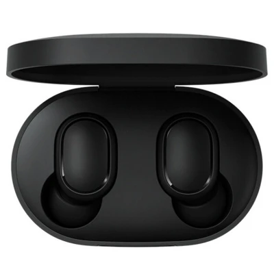 Черный Оригинальные беспроводные наушники Xiaomi Redmi AirDots TWS Bluetooth 5,0, стерео наушники-вкладыши с басами, голосовое управление с микрофоном, громкая связь - Цвет: Черный