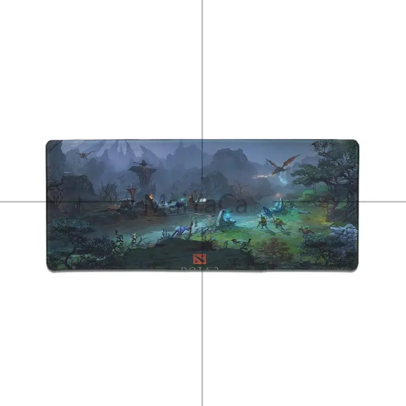 Lock Edge 30X90cm MaiYaCa забавные Dota 2 герои резиновый коврик для мыши игровой запирающий край резиновые большие коврики для мыши Коврик для клавиатуры Настольный коврик - Цвет: Lock Edge 30X90cm