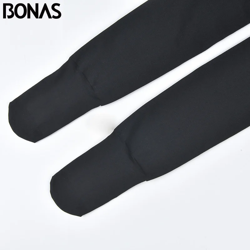 BONAS 2pcs Get FREE Thin Tights Super Elastic Velvet Pantyhose Tights Women Autumn Winter Warm Tights Female Stretchy Pantyhose