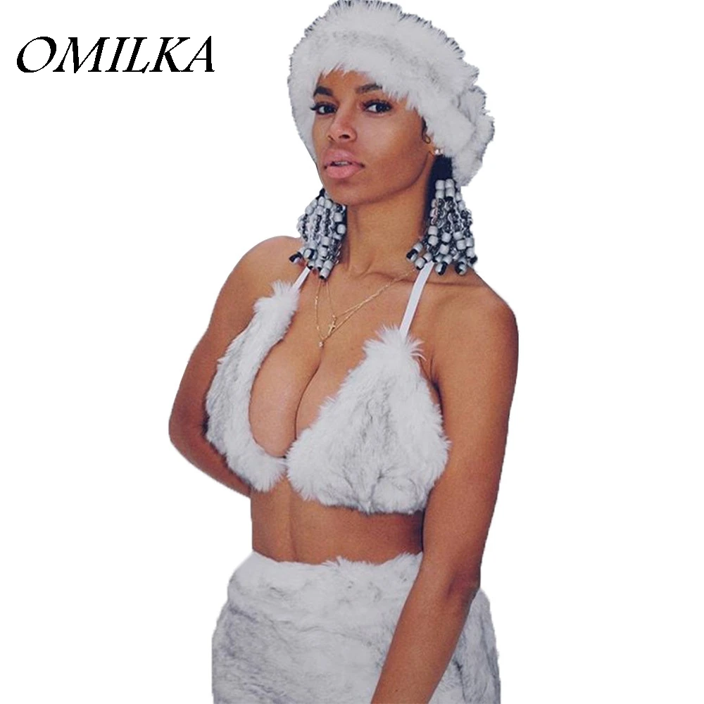 Primavera para Mulheres Omilka Cinta Spaghetti Pele Colheita Tops Tees Sexy Night Club Festa Azul Vermelho Branco Oco Out Bandage Topos 2021