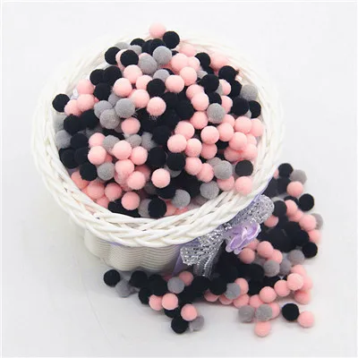 031823 20g Мини Помпон 8 мм Pom Poms Ponpon многоцветные Pompony ремесла поставки DIY для детской игрушки швейные украшения для дома и свадьбы 20 г - Цвет: 031823 20g