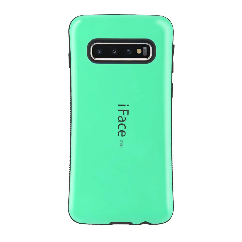 Зеленый IFace Mall для samsung Galaxy S10 S10 Plus, чехол, противоударный, броня, роскошный чехол, TPU, жесткий, PC, гибридный, задняя крышка, чехол для телефона - Цвет: Зеленый