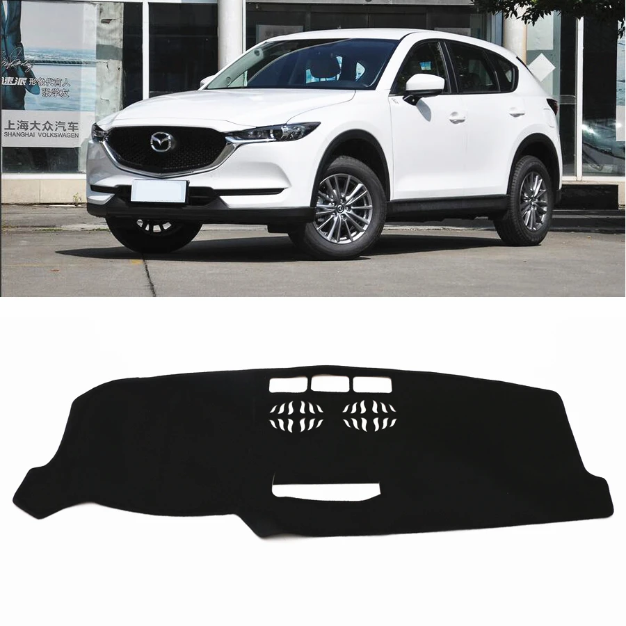 

JY автомобильный коврик для приборной панели аксессуары для салона автомобиля Защита подходит для MAZDA CX-5 KF 2017 2018