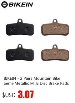 Bikein 2 пары Mountain Велосипедный Спорт смолы дисковые Тормозные колодки для заядлых эликсир R/CR/CR-MAG/E1/ 3/5/7/9 SRAM X0 XX DB1/3/5 MTB велосипеда Запчасти