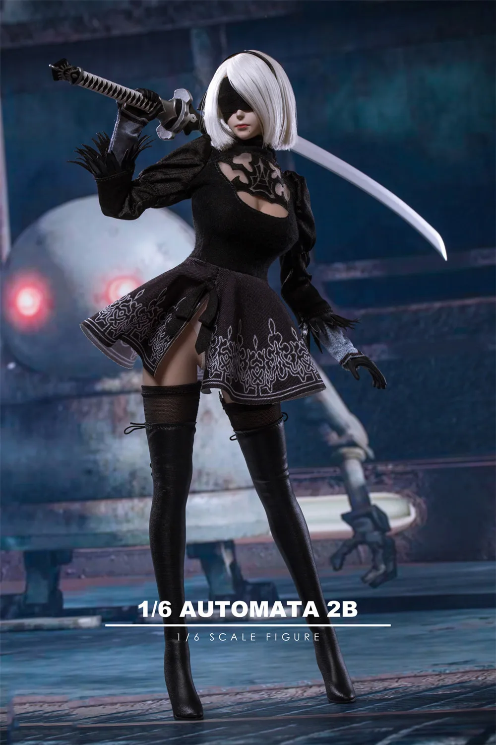 PS4 игра 1/6 НИР: автоматы 2B YoRHa нет. 2 Тип B Девушка глава лепить с проушиной одежда